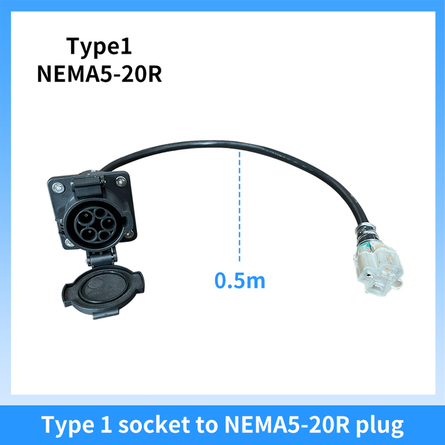 Type 1 Power socket for charging piles
