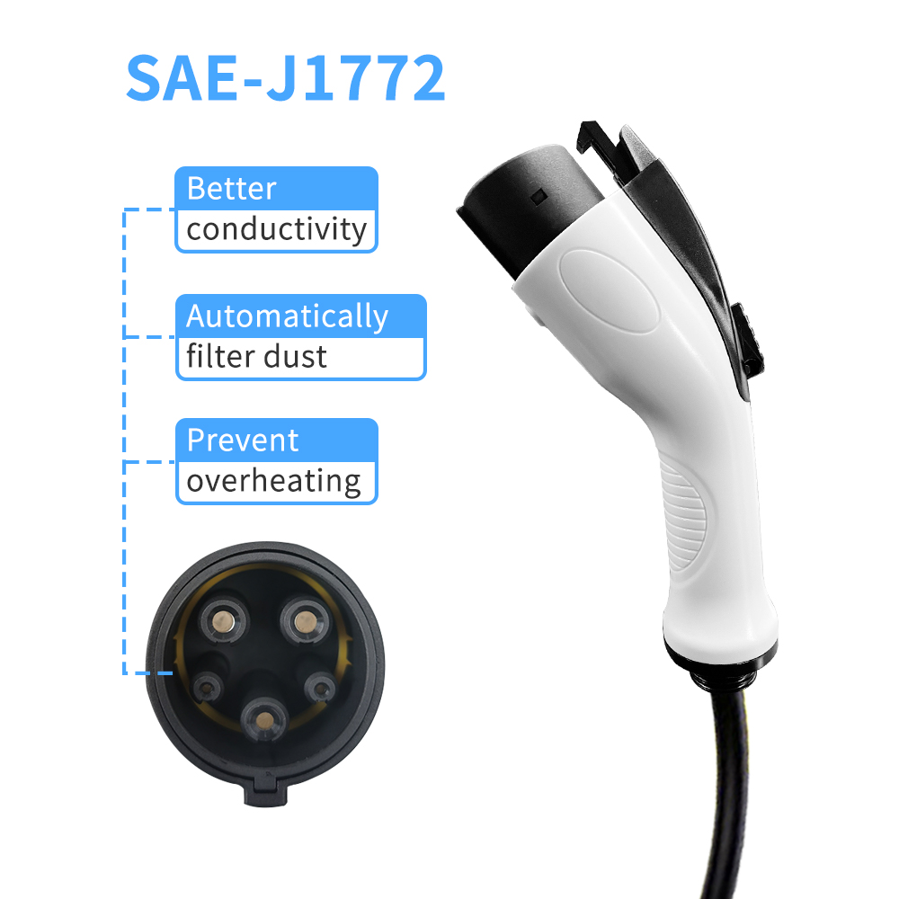 European Standard J1772 Type 2 16A T2 Electric Vehicle Portable EV Charger