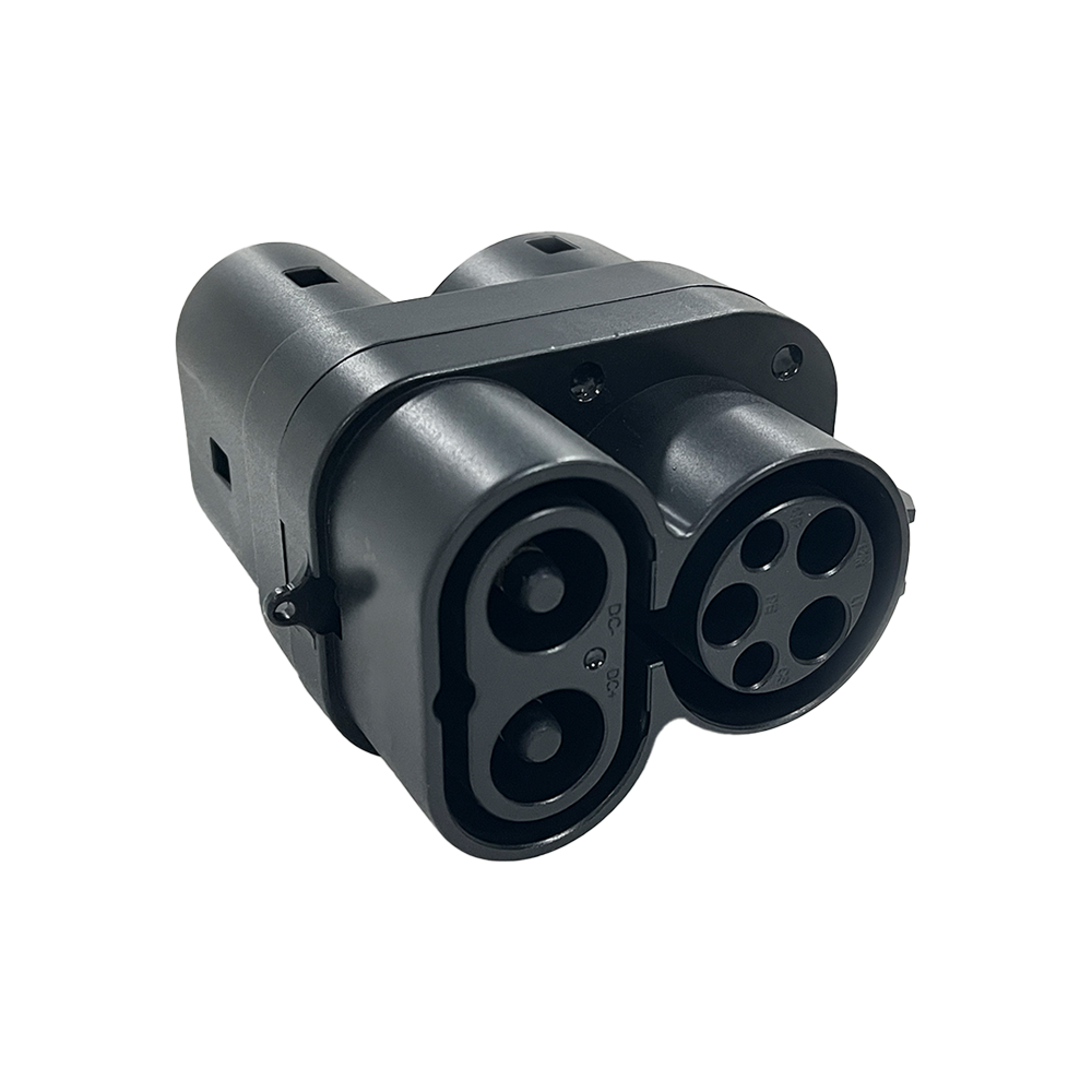 Universal CCS1 to CCS2 Electric Vehicle Charger Adapter