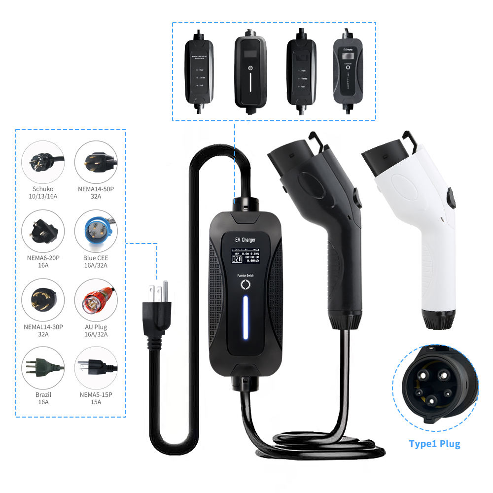 Wuling Portable Mobile Type 2 Level 2 AC Station EV Charger