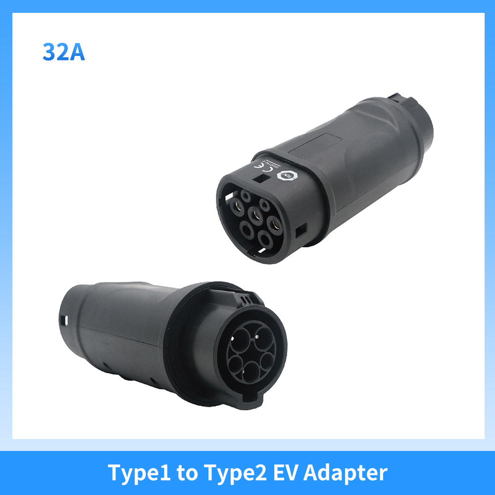 32A Type 1 to Type 2 ev adapter