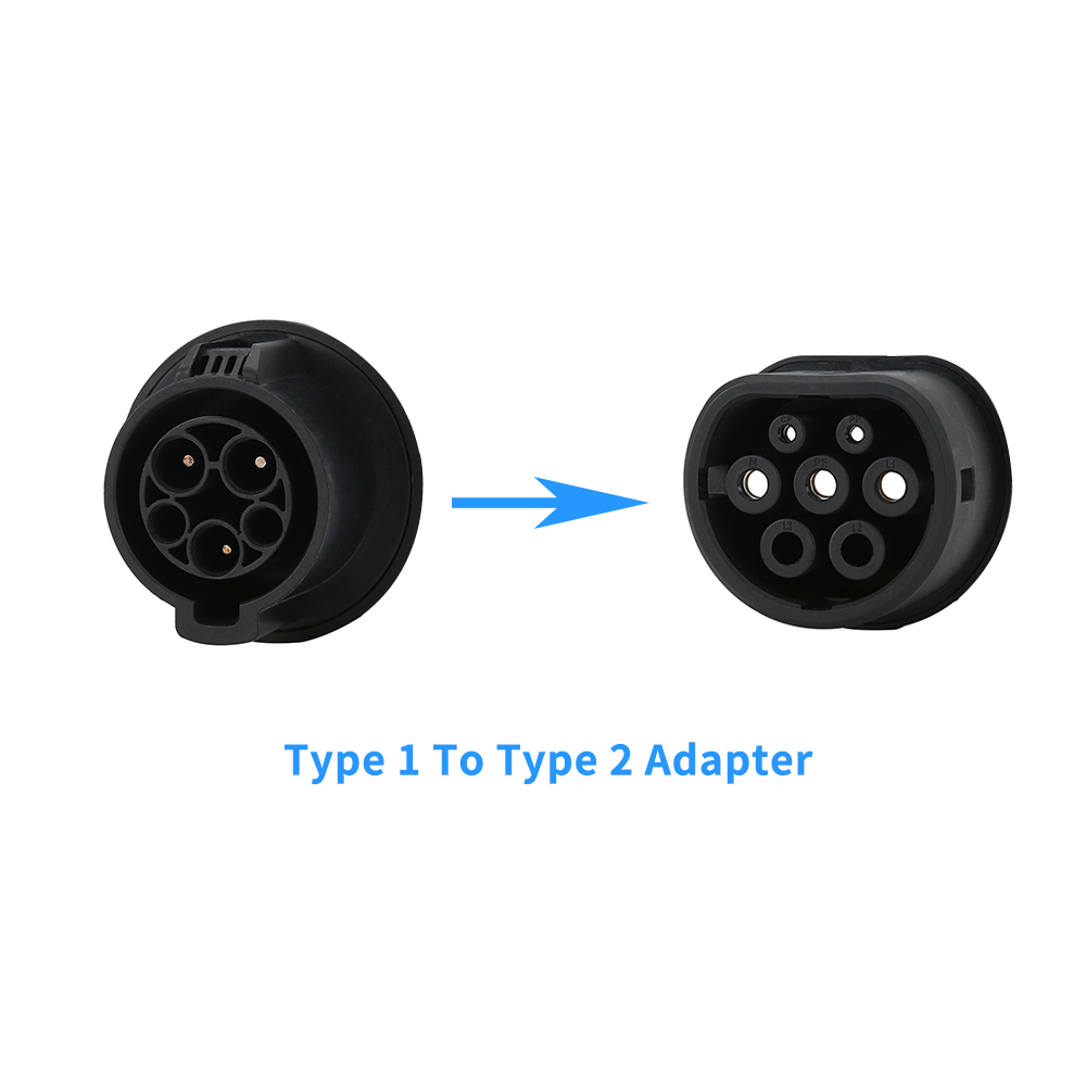 32A Type 1 to Type 2 ev adapter