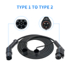Type 1 to Type 2 EV charging cable
