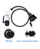 Gbt AC Adapter 32A 7kw Type1-GB T EV Cable Plug to Saej1772 Socket Charging Adapter for Car Chargers