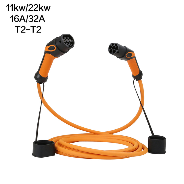 Customized Type 2 to Type 2 Model 3 TPU EV Charging Cable