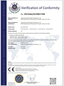  CE Certificate 