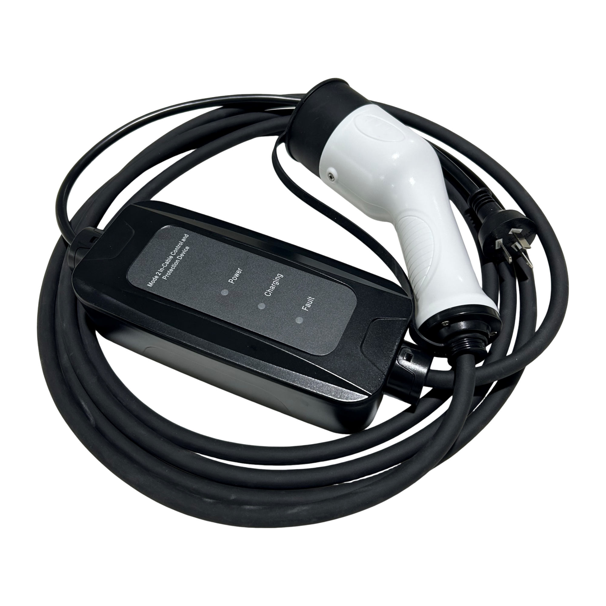 10A 2.2kw Argentina Iram 2073 Plug Portable EV Charger with Fixed Indicator Light for Home Electric Car Charging