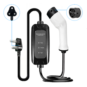 16A 3.5kw Type 2 Mode 2 Fixed Indicator EU Standard Portable EV Charger with India Plug