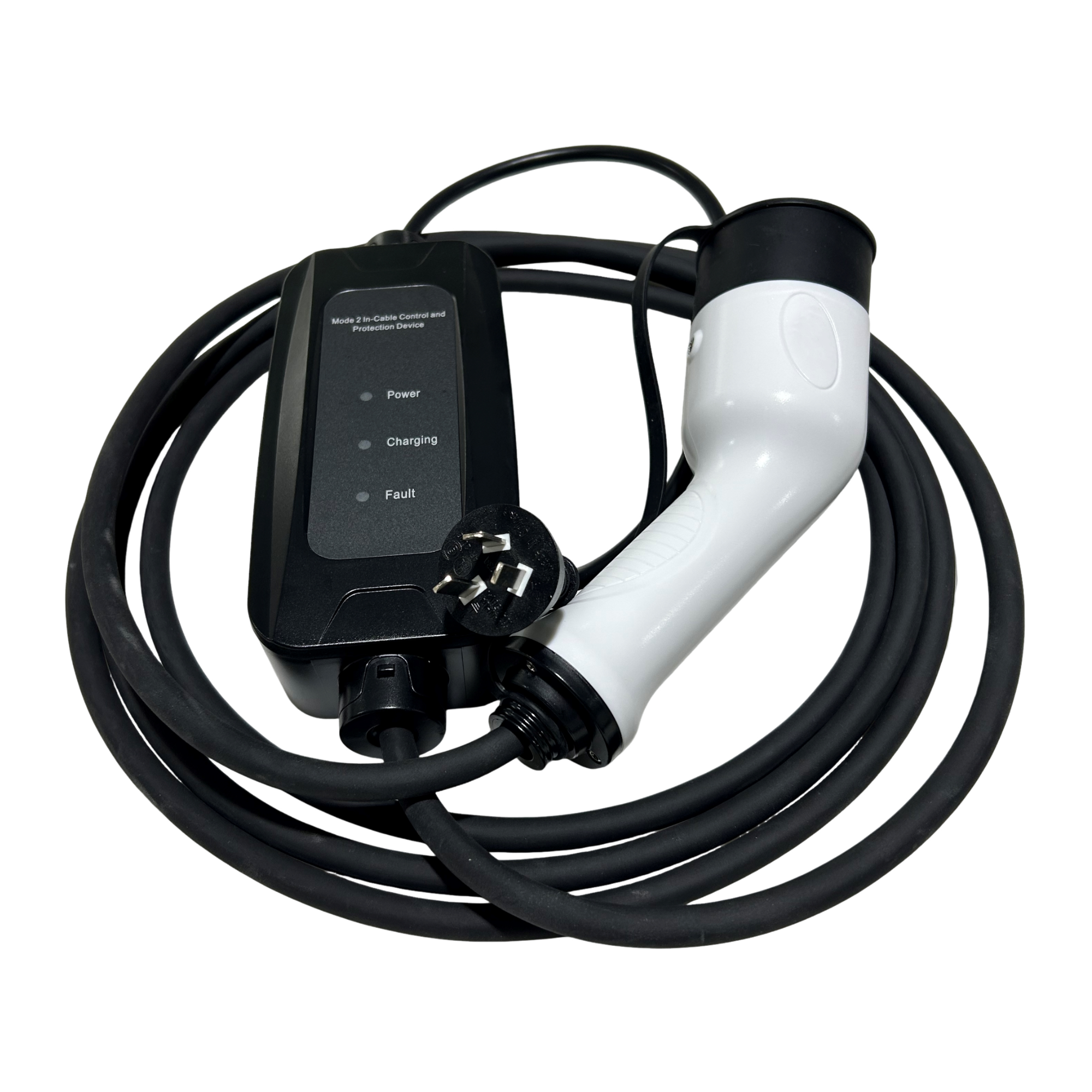 10A 2.2kw Argentina Iram 2073 Plug Portable EV Charger with Fixed Indicator Light for Home Electric Car Charging